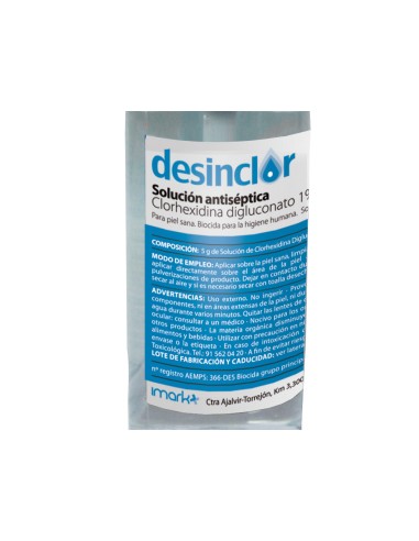 Solucion antiseptica clorhexidina desinclor...