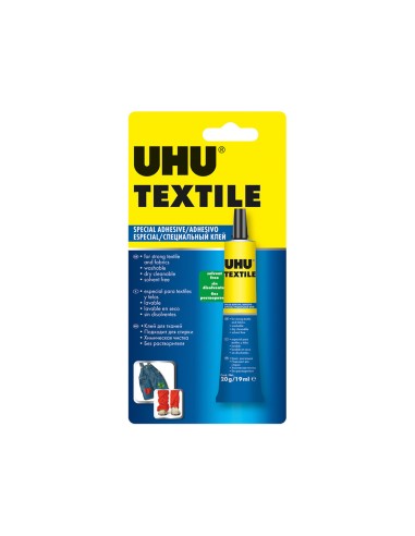 Pegamento uhu especial textil tubo 20 g en blister