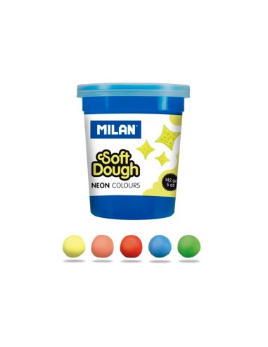 Pasta milan para modelar soft dough neon caja...