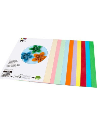 Cartulina liderpapel 50x65 cm 180g/m2 25...