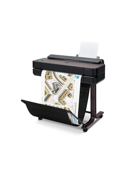 Impresora hp designjet t650 24 pulgadas base integrada 2400x1200 ppp tinta color 26 ppm 1gb din a1
