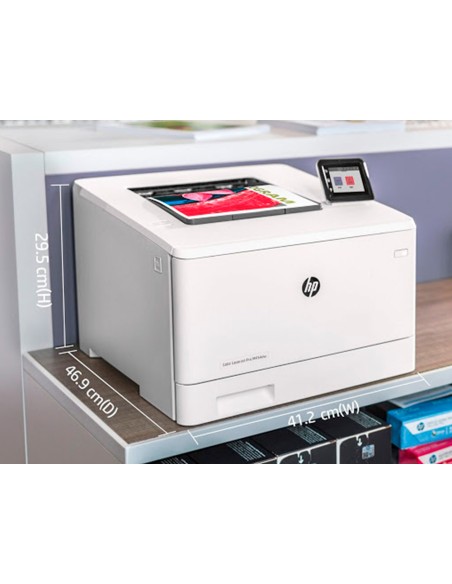 Impresora hp color laserjet pro m454dw 28 ppm usb wifi ethernet