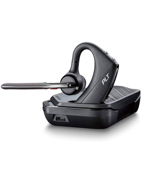 Auricular plantronics voyager 5200 uc para smartphone/portatil/tablets bluetooth alcance 30 mt