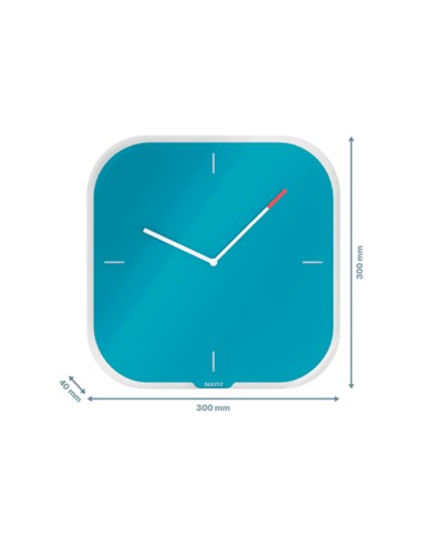 Reloj leitz cosy de pared silencioso cristal...