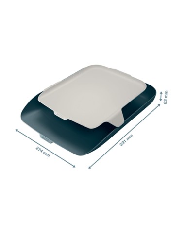 Bandeja sobremesa plastico leitz cosy gris...
