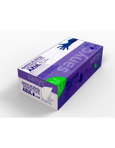 Guantes de nitrilo desechable sensitive sin...
