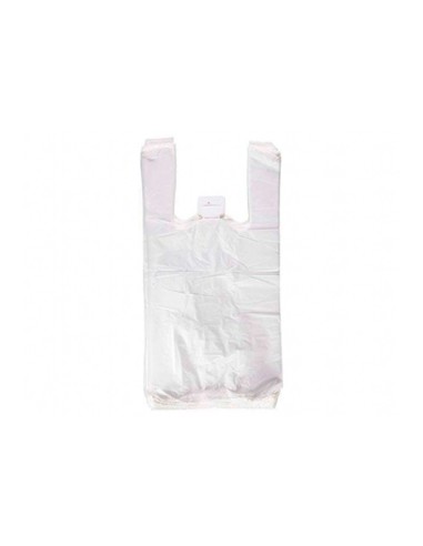Bolsa camiseta reciclada 70% blanca 50 mc 35x50...