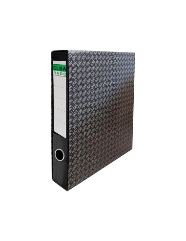 Caja archivador de palanca carton forrado elba...