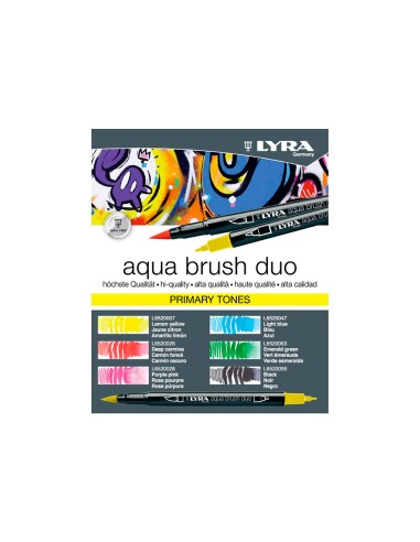 Rotulador lyra aqua brush acuarelable doble...