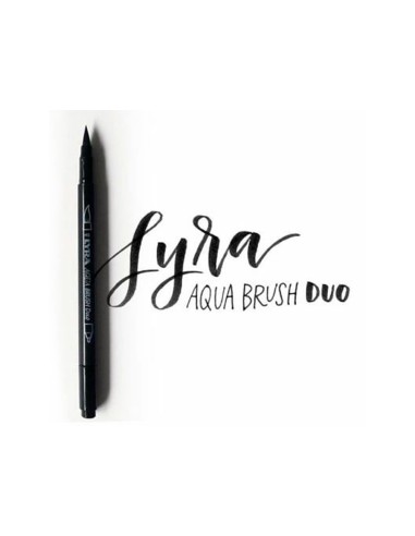 Rotulador lyra aqua brush acuarelable doble...