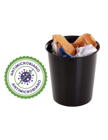 Papelera plastico archivo 2000 antimicrobiana...