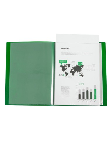 Carpeta liderpapel 30 fundas canguro pp din a4...