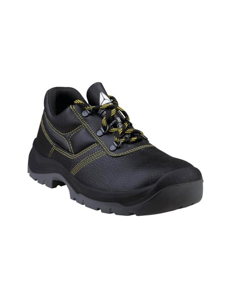 Zapatos de seguridad deltaplus piel crupon pigmentada suela pu bi densidad color negro talla 38