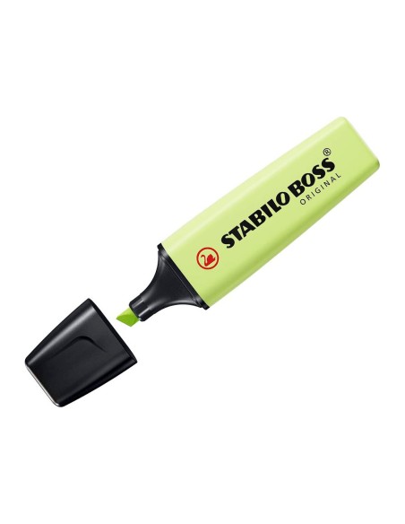 Rotulador stabilo boss fluorescente 70 pastel chispa de lima