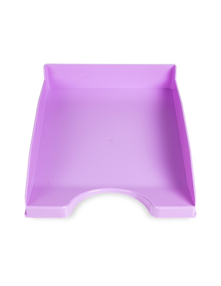 Bandeja sobremesa plastico q-connect lavanda opaco 240x70x340 mm