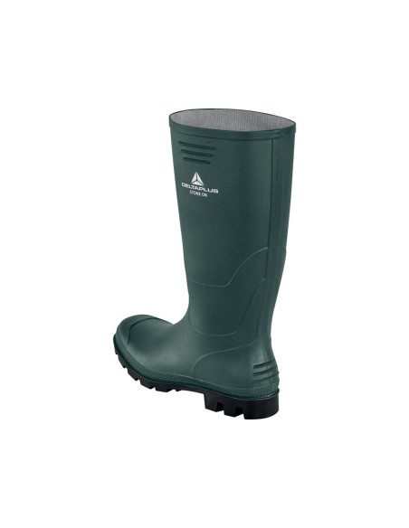 Botas deltaplus de seguridad stone pvc verde suela de tacos talla 43