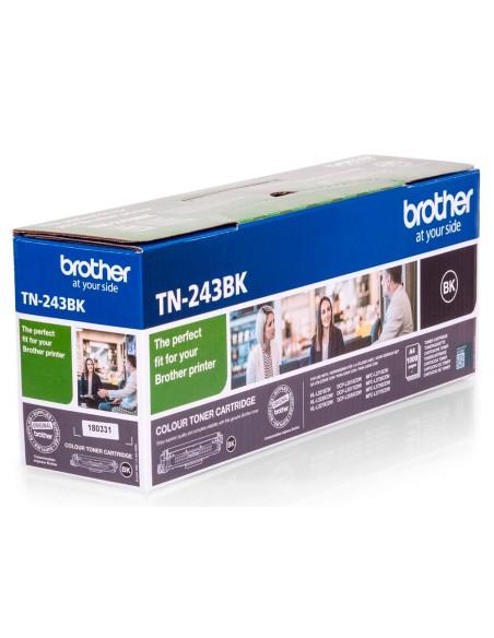 Toner brother tn243bk dcp-l3510cdw / hl-l3270cdw / mfc-l3710cw negro 1000 paginas