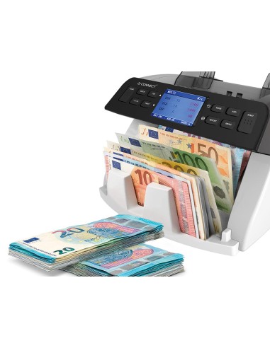 Detector y contador q-connect de billetes...