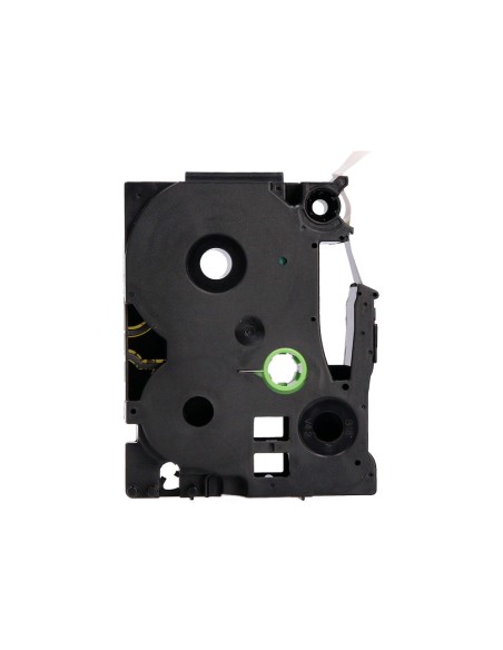 Cinta q-connect tze-641 amarillo-negro 18mm longitud 8 m