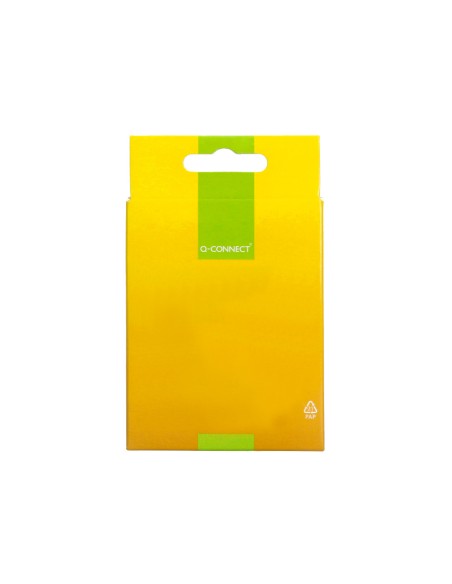 Cinta q-connect tze-131 transparente-negro 12mm longitud 8 m