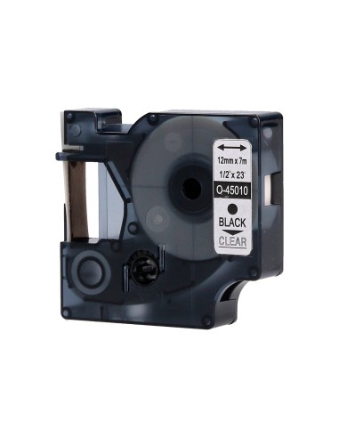 Cinta q-connect negro-transparente 12 mm x 7 m...