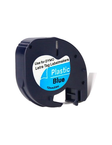 Cinta q-connect 12 mm x 4 m negro-ultra azul...