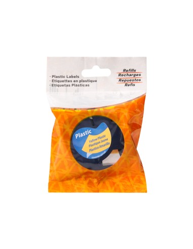 Cinta q-connect 12 mm x 4 m negro-hiperamarillo...