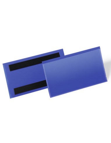 Funda durable magnetica 150x67 mm plastico azul...