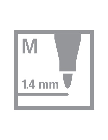 Rotulador stabilo punta de fibra pen 68...