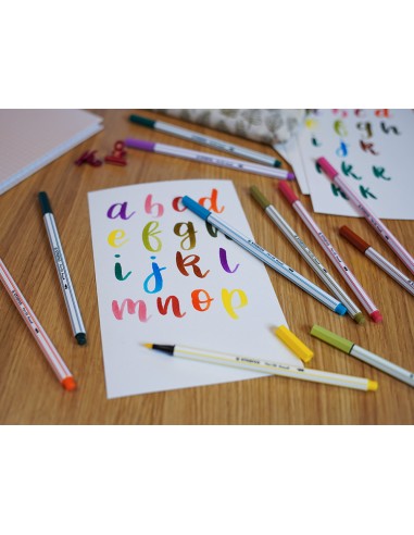 Rotulador stabilo acuarelable pen 68 brush...