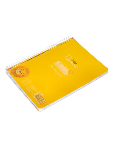 Cuaderno espiral liderpapel a5 pautaguia tapa...