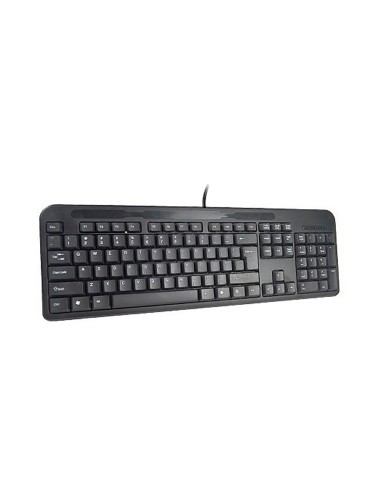 Teclado q-connect negro con cable 1,5 m...
