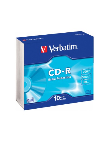 Cd-rom verbatim extra proteccion capacidad...