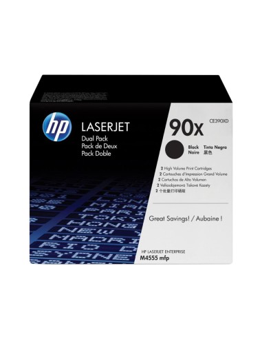Toner hp laserjet 90x enterprise m4555mfp negro...