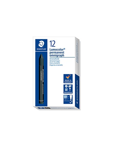 Cera staedtler para marcar negro lumocolor...