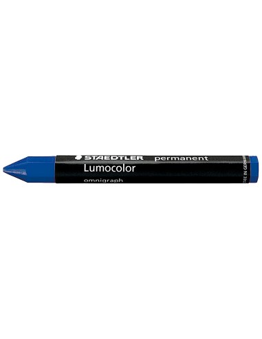 Cera staedtler para marcar azul lumocolor...