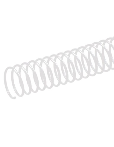 Espiral metalico q-connect blanco 64 5:1 16mm...