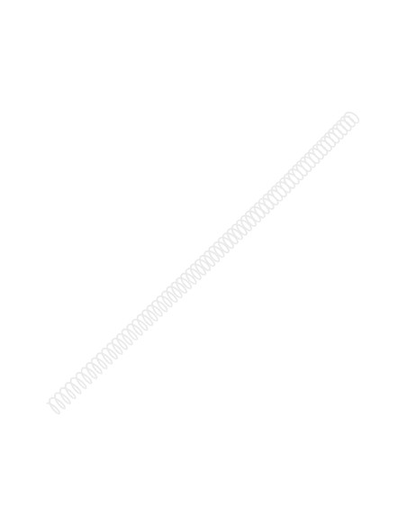 Espiral metalico q-connect blanco 64 5:1 10 mm 1mm caja de 200 unidades