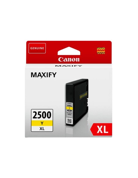 Ink-jet canon pgi 2500 xl maxify ib4050 / mb5050 / mb5150 / mb5155 / mb5350 / mb5450 amarillo 1520 paginas