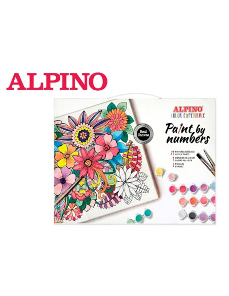 Set de pintura alpino color experience pinta por numeros