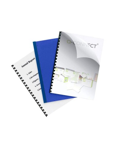 Tapa de encuadernacion q-connect pvc din a4...