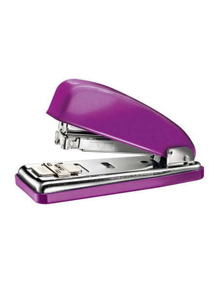 Grapadora petrus 226 classic wow violeta metalizado capacidad 30 hojas en blister