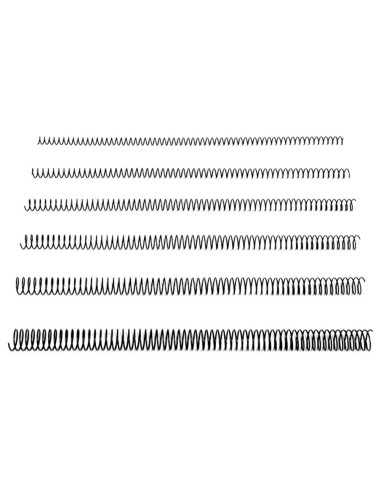 Espiral metalico q-connect 64 5:1 40mm 1,2mm...