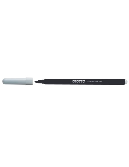 Rotulador giotto turbo color lavable con punta bloqueada unicolor negro