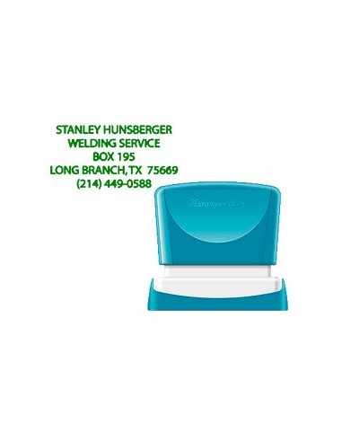 Sello x'stamper quix personalizable color verde...