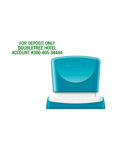 Sello x'stamper quix personalizable color verde...