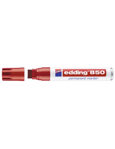 Rotulador edding marcador permanente 850 rojo...