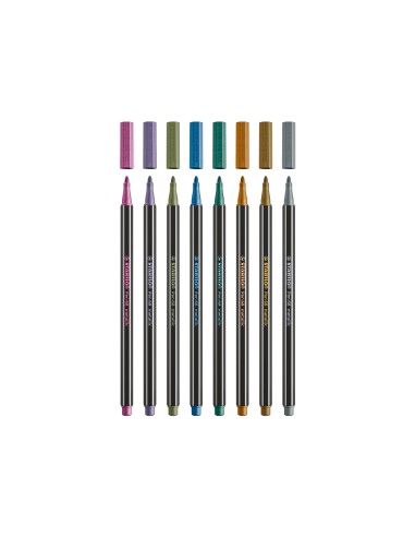 Rotulador stabilo acuarelable pen 68 metalico...