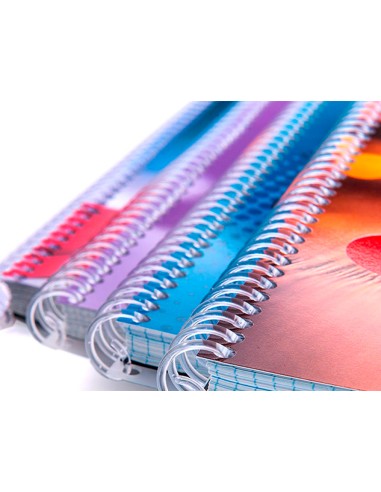 Espiral plastico q-connect transparente 32 5:1...