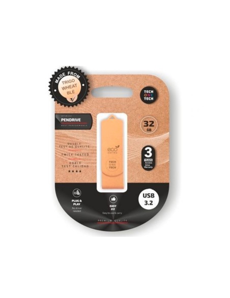Memoria usb tech one tech ecotech biodegradable 32 gb usb 3.2